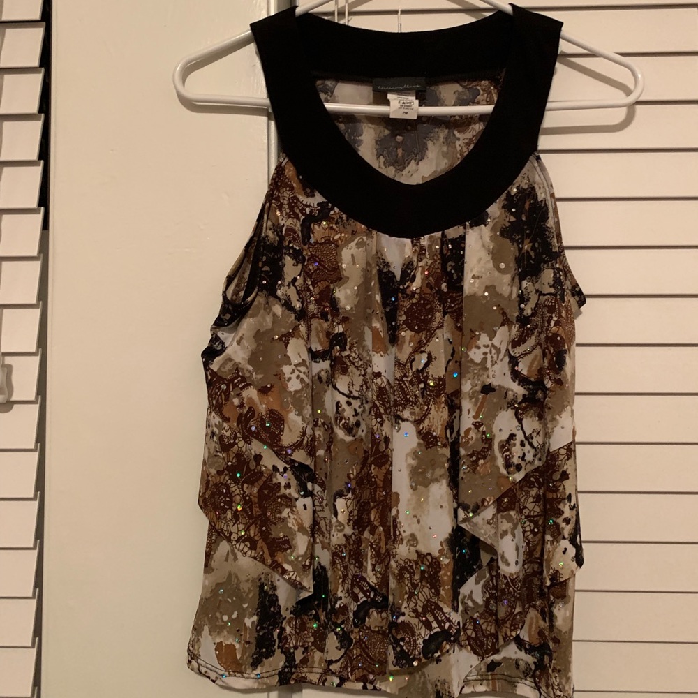 Sparkle in this brown top